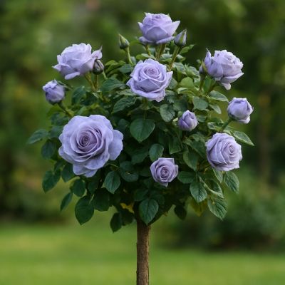 Роза штамбовая Блю Мун - Dolina-Sad.Ru